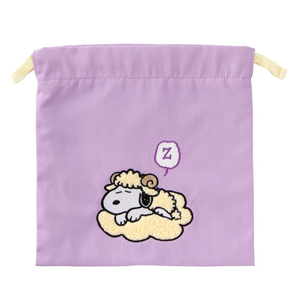 【訂貨】Snoopy 史努比 2027 羊年生肖系列 - 綿羊 Snoopy 索繩袋