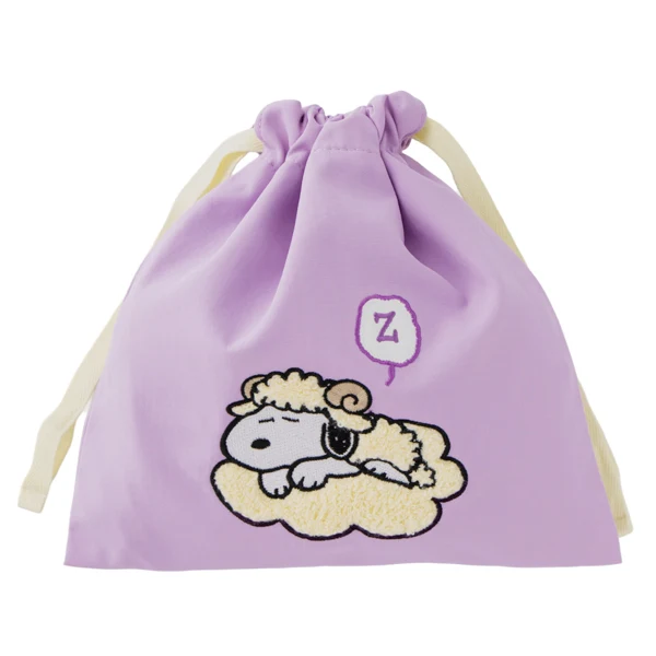 【訂貨】Snoopy 史努比 2027 羊年生肖系列 - 綿羊 Snoopy 索繩袋