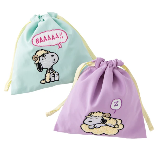 【訂貨】Snoopy 史努比 2027 羊年生肖系列 - 綿羊 Snoopy 索繩袋