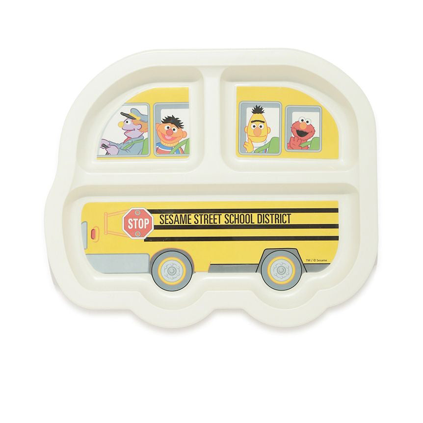 Sesame Street Market 小童用餐碟 - School Bus