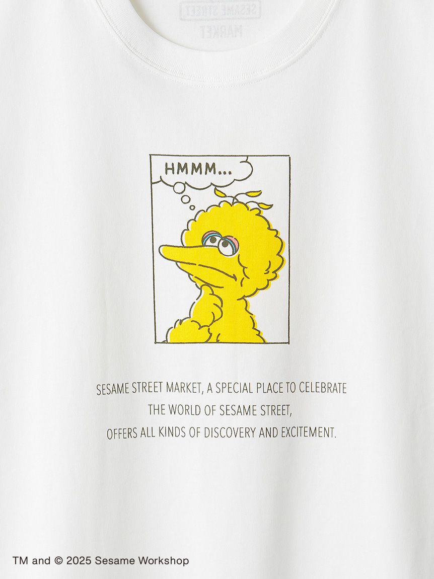 Sesame Street Market Comic Art Tshirt - Big Bird