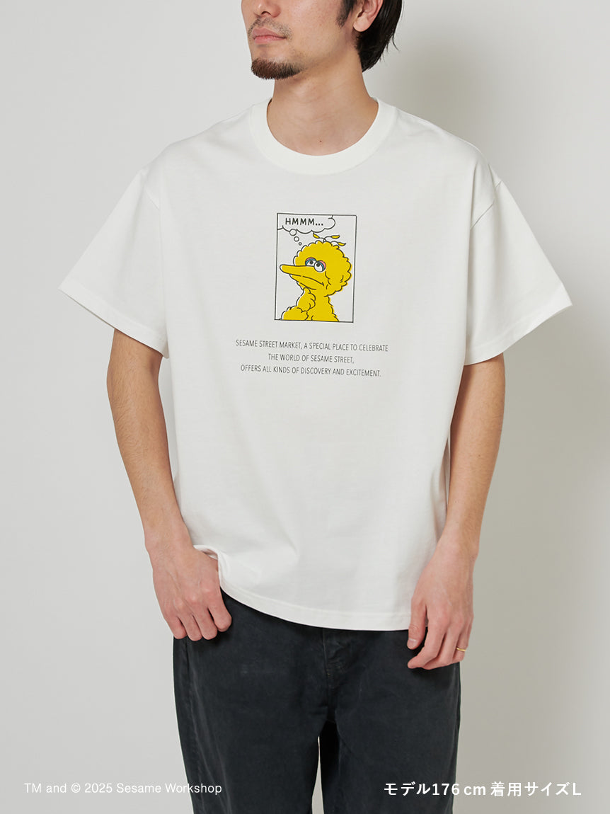 Sesame Street Market Comic Art Tshirt - Big Bird