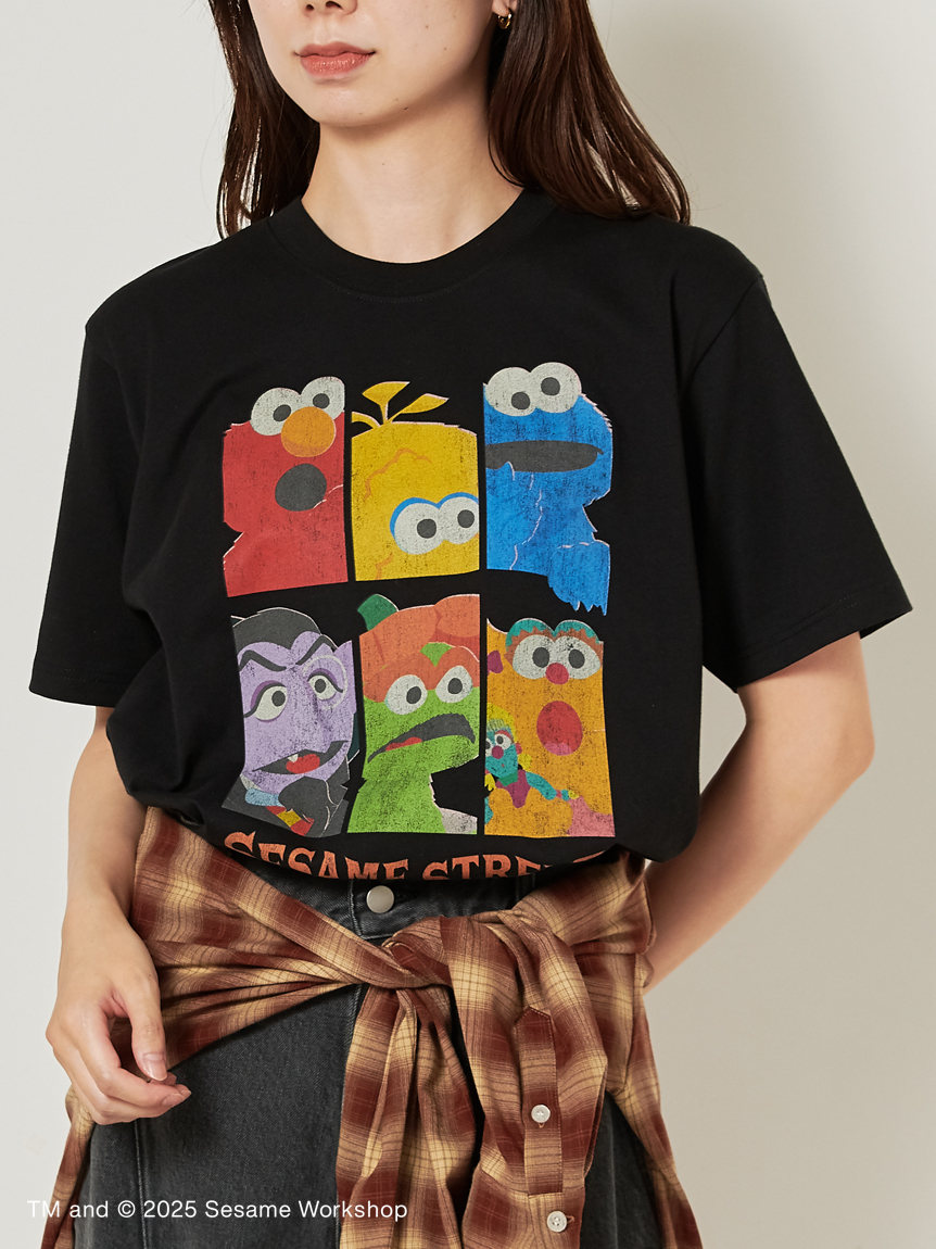 【訂貨】Sesame Street Market BOO! FRIENDS - 短袖T恤