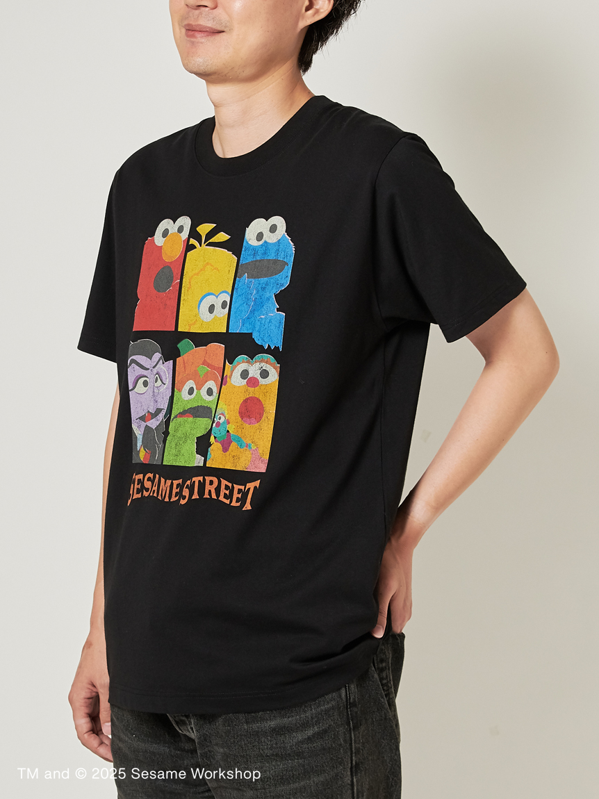 Order] Sesame Street Market BOO! FRIENDS - Short-sleeved T-shirt