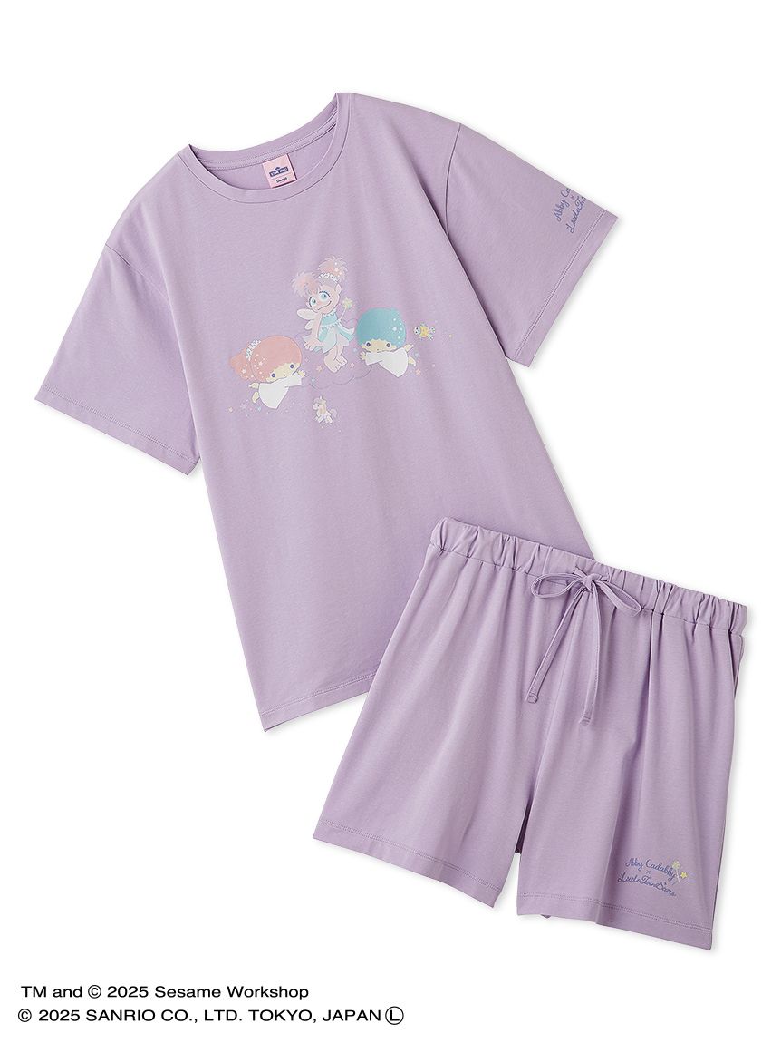 【訂貨】Sesame Street Market Abby x Little Twin Stars - Tshirt 及短褲套裝