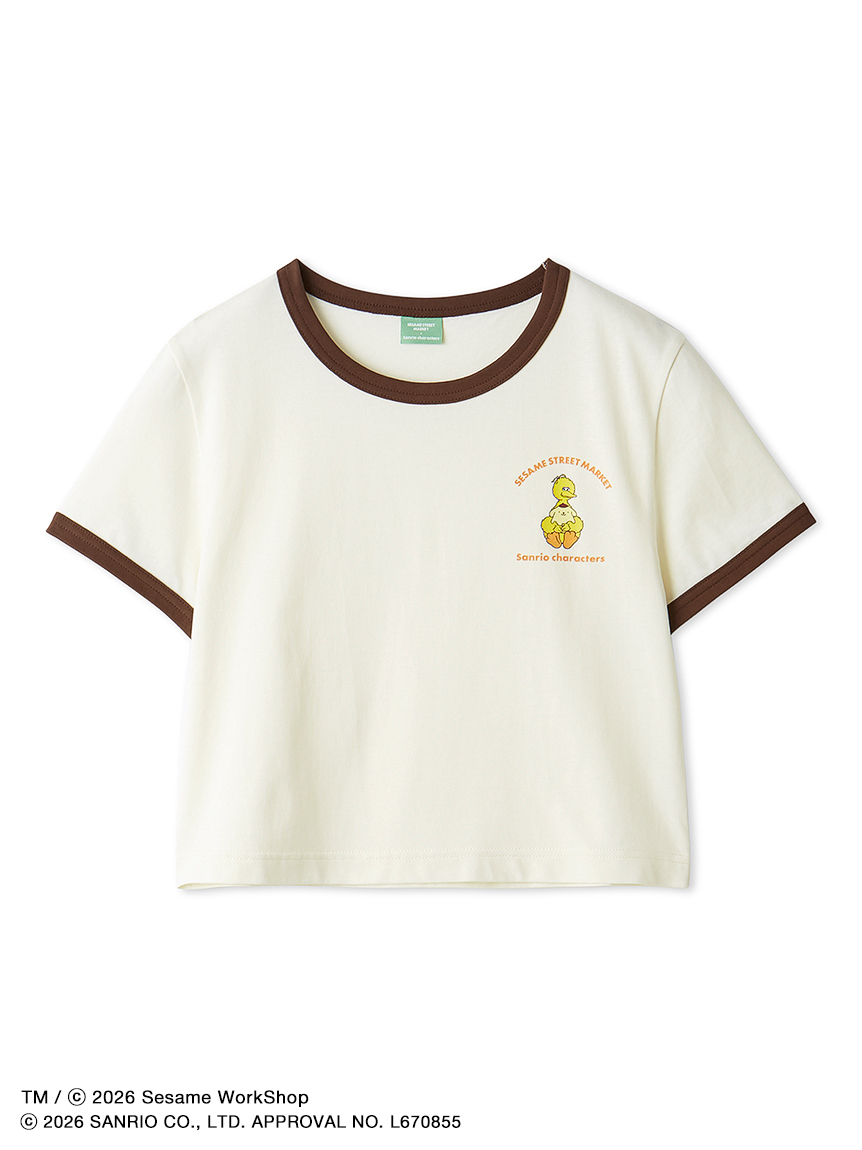 【預訂｜7月底】Sesame Street Market x Sanrio - Tshirt Elmo Cookie Monster Oscar Big Bird