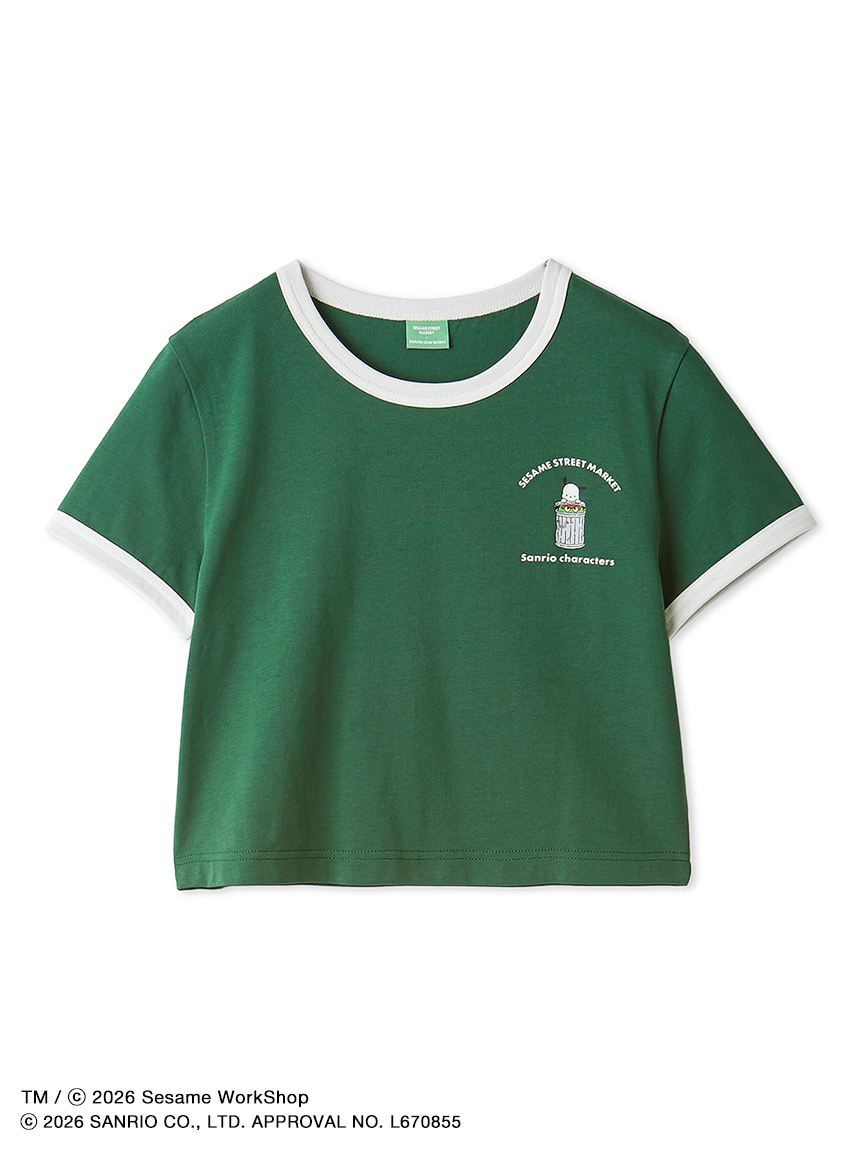 【預訂｜7月底】Sesame Street Market x Sanrio - Tshirt Elmo Cookie Monster Oscar Big Bird