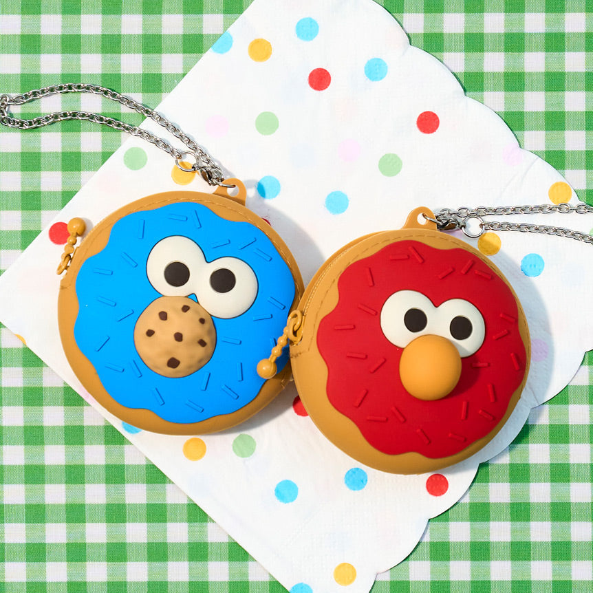 Sesame Street Market 冬甩掛飾 矽膠散銀包 小物收納袋