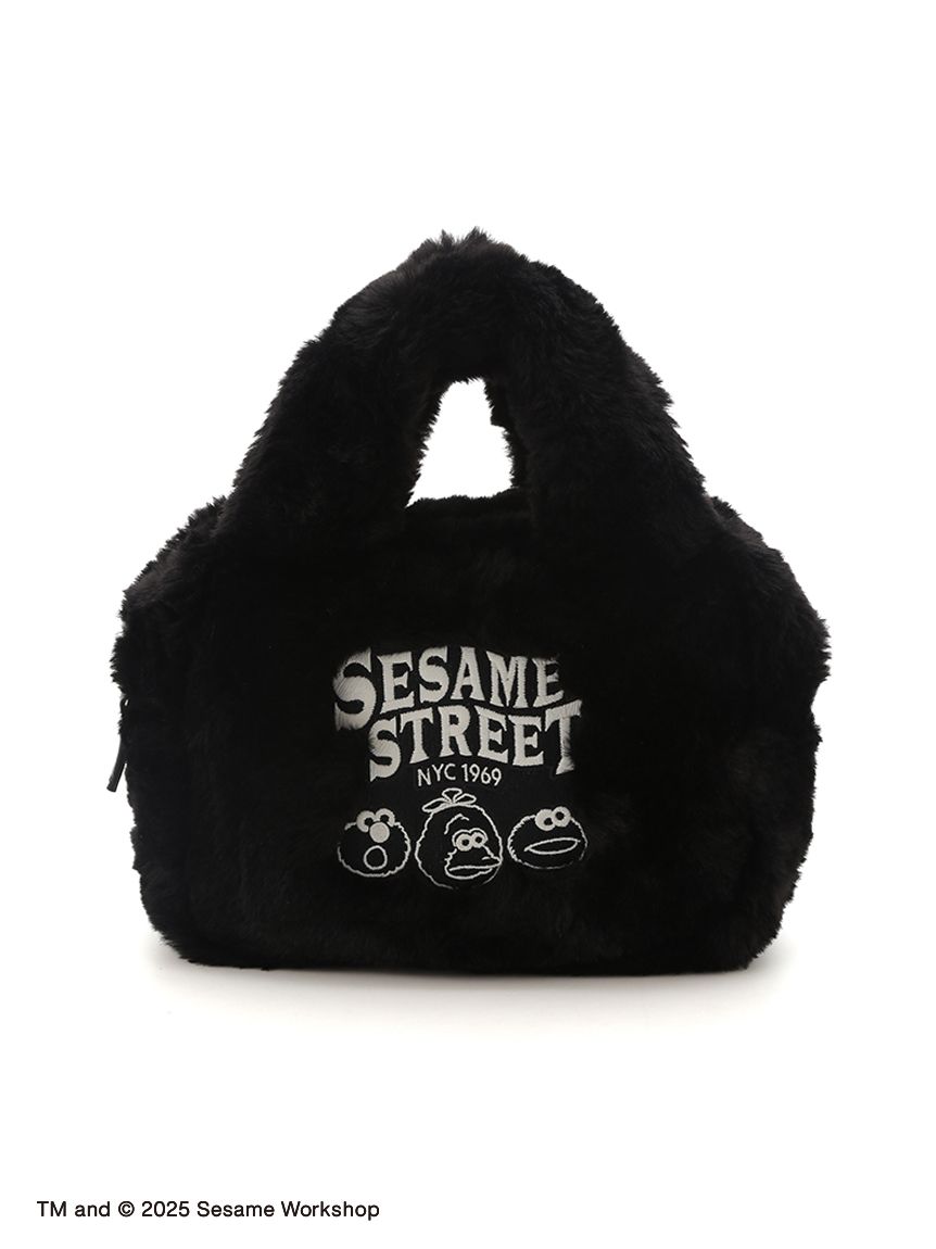 【訂貨】Sesame Street Market BOO! FRIENDS - 毛毛斜揹袋 單肩包