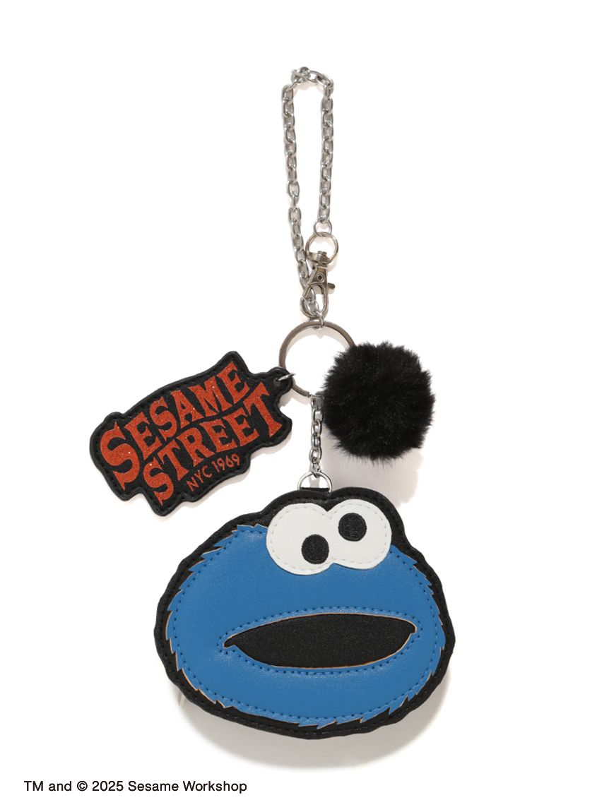 【訂貨】Sesame Street Market BOO! FRIENDS - 仿皮大頭掛飾