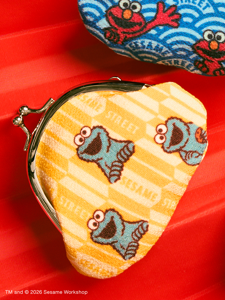 【訂貨】Sesame Street Market Nippon Japanese Style Souvenirs 芝麻街日式系列 - 口金包 散銀包 零錢包