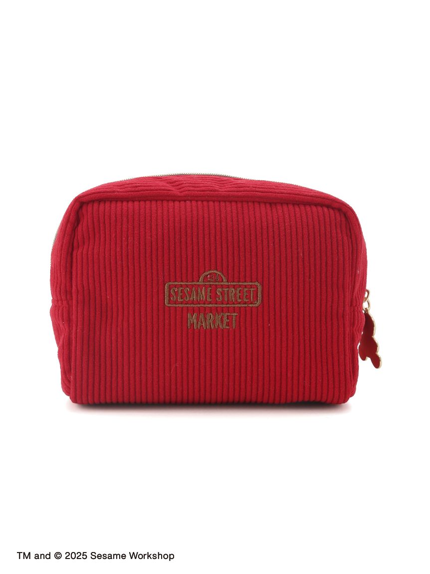 【訂貨】Sesame Street Market Cozy Holiday - Face Pouch 化妝袋 (Elmo)