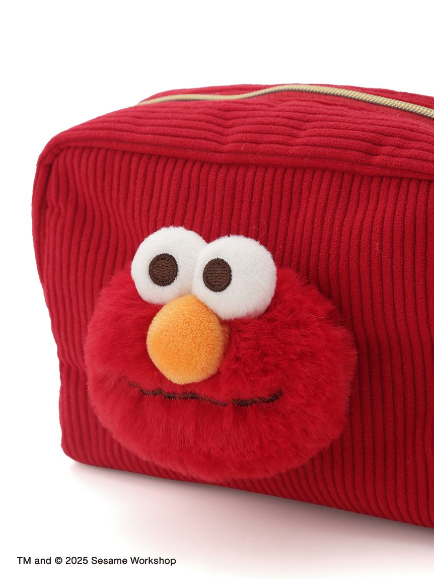 【訂貨】Sesame Street Market Cozy Holiday - Face Pouch 化妝袋 (Elmo)
