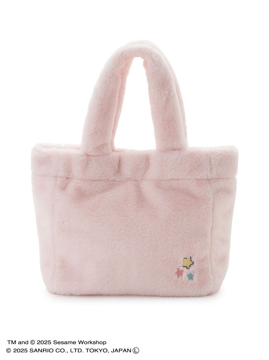 【訂貨】Sesame Street Market Abby x Little Twin Stars - 毛毛手提袋（兩色可選）