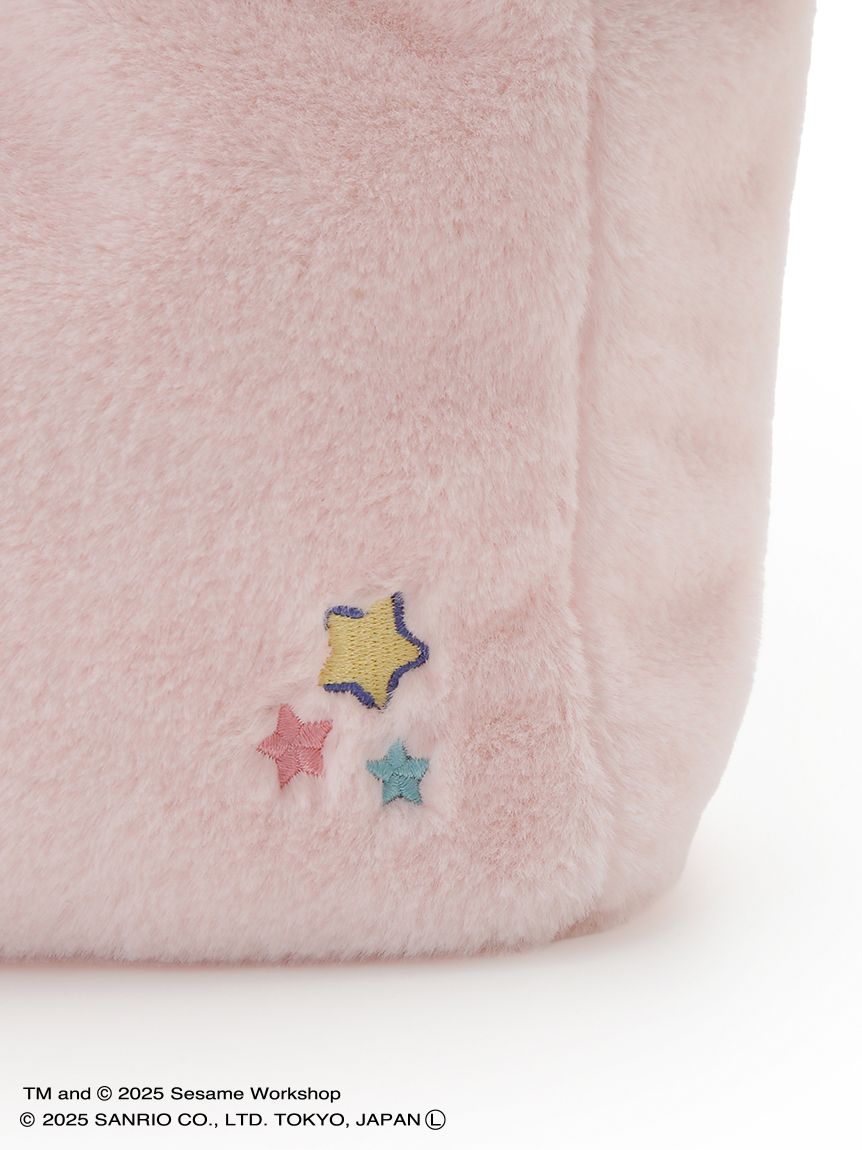 【訂貨】Sesame Street Market Abby x Little Twin Stars - 毛毛手提袋（兩色可選）