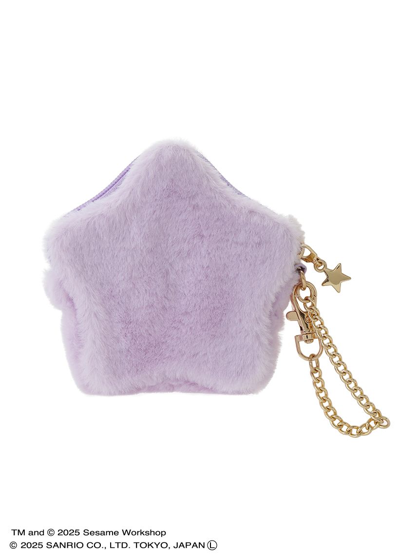 【訂貨】Sesame Street Market Abby x Little Twin Stars - 星型毛毛袋掛飾