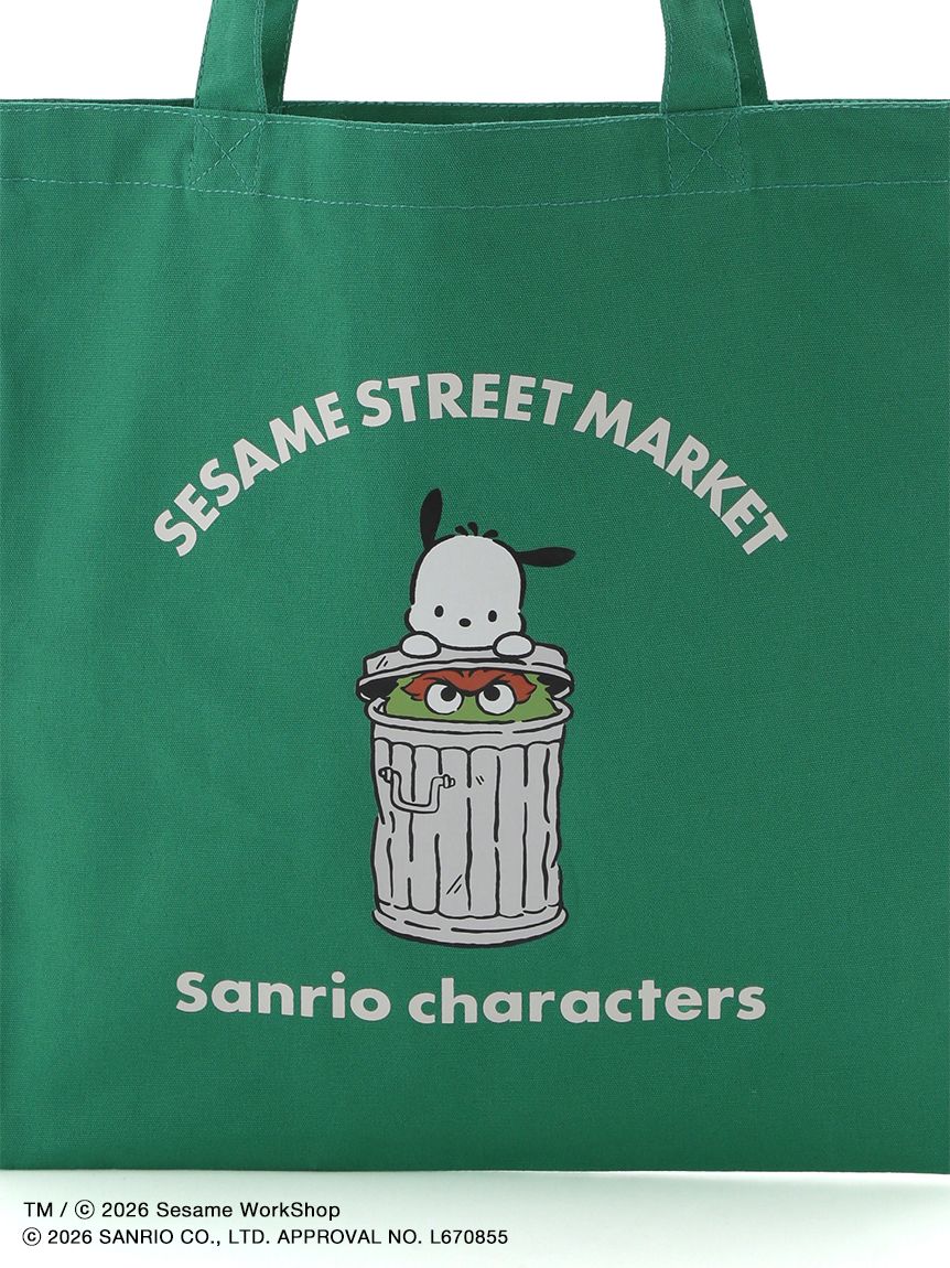 【預訂｜7月底】Sesame Street Market x Sanrio - 布袋 Elmo Cookie Monster Oscar Big Bird