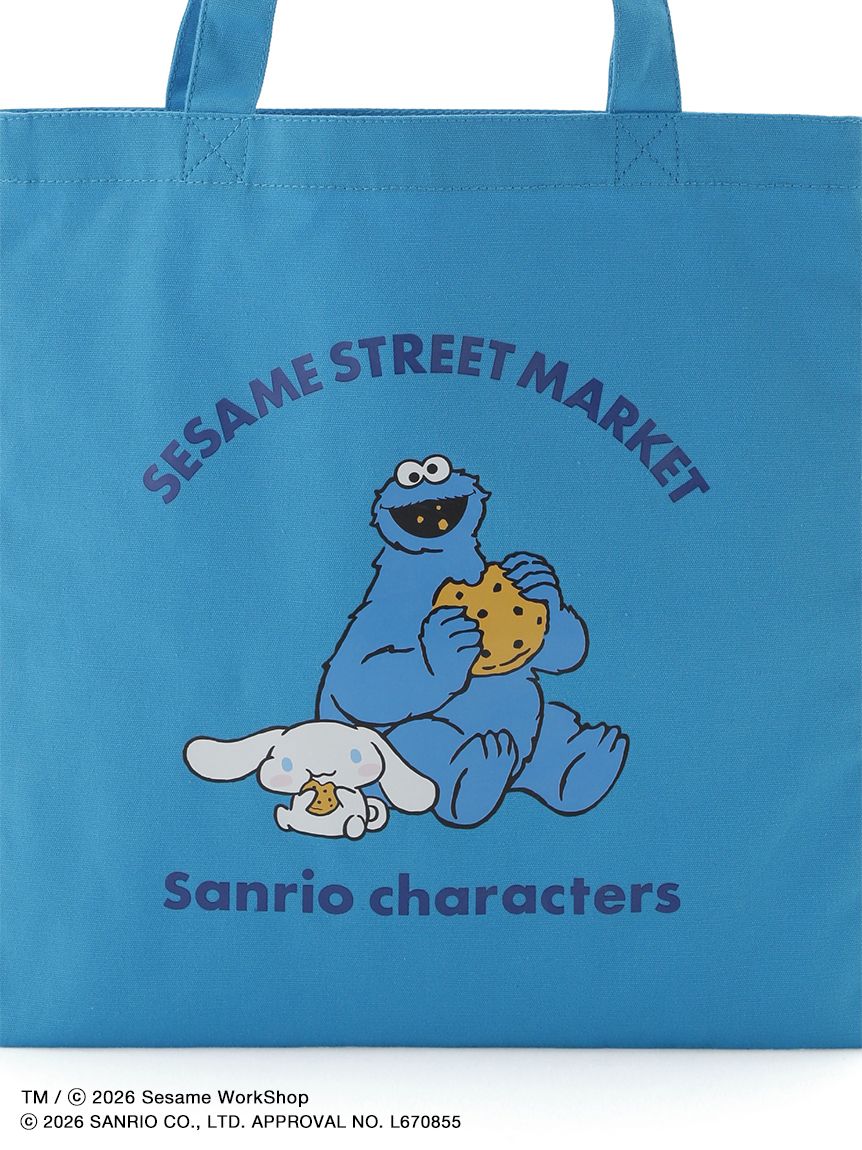 【預訂｜7月底】Sesame Street Market x Sanrio - 布袋 Elmo Cookie Monster Oscar Big Bird