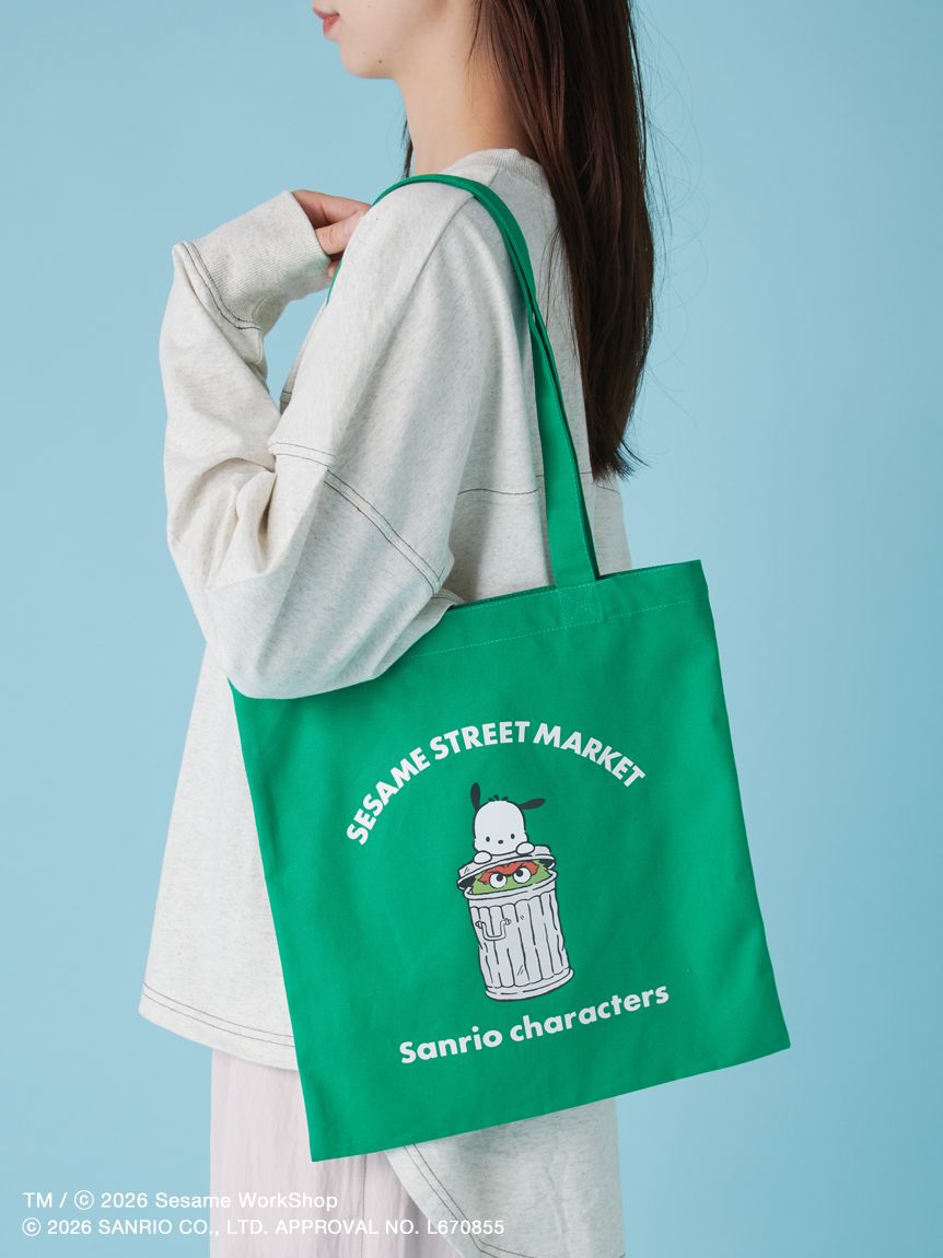 【預訂｜7月底】Sesame Street Market x Sanrio - 布袋 Elmo Cookie Monster Oscar Big Bird