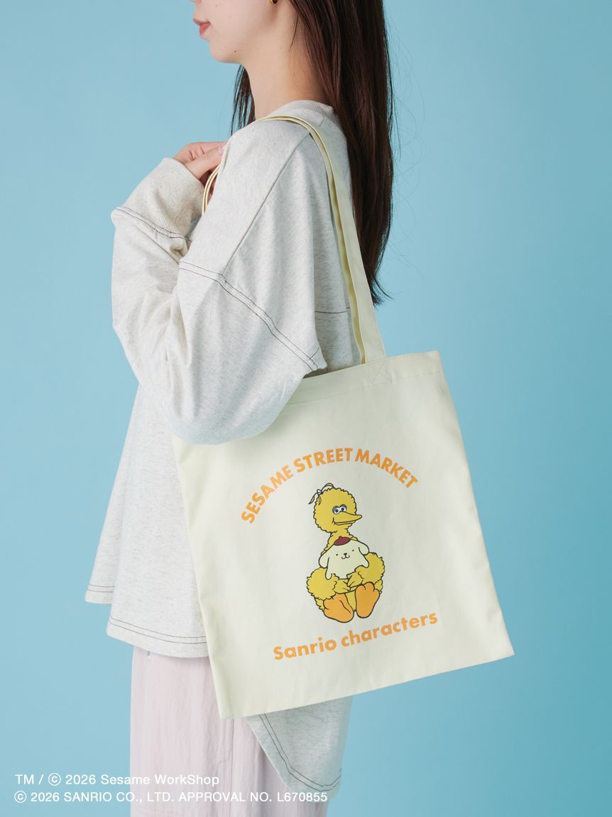 【預訂｜7月底】Sesame Street Market x Sanrio - 布袋 Elmo Cookie Monster Oscar Big Bird