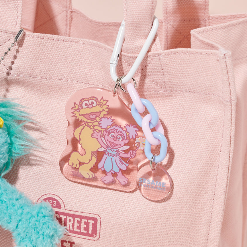 Sesame Street Market Hoppin' Spring - 亞加力鑰匙扣（連登山扣）