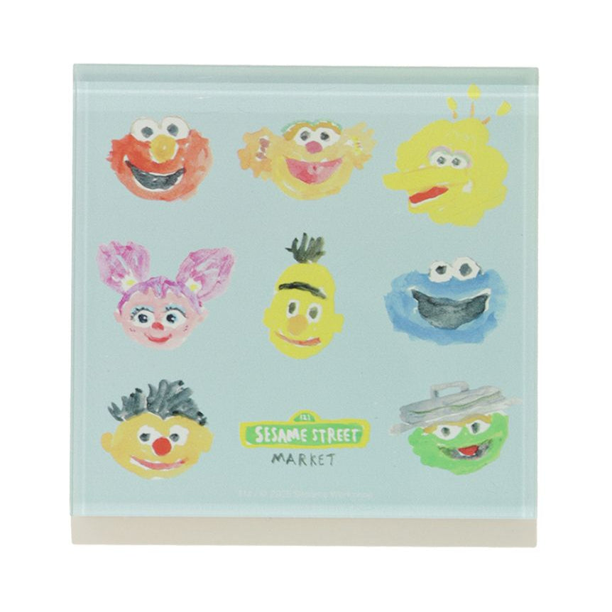 Sesame Street Market Hello! New York - 亞加力磁石 磁鐵貼 (正方)