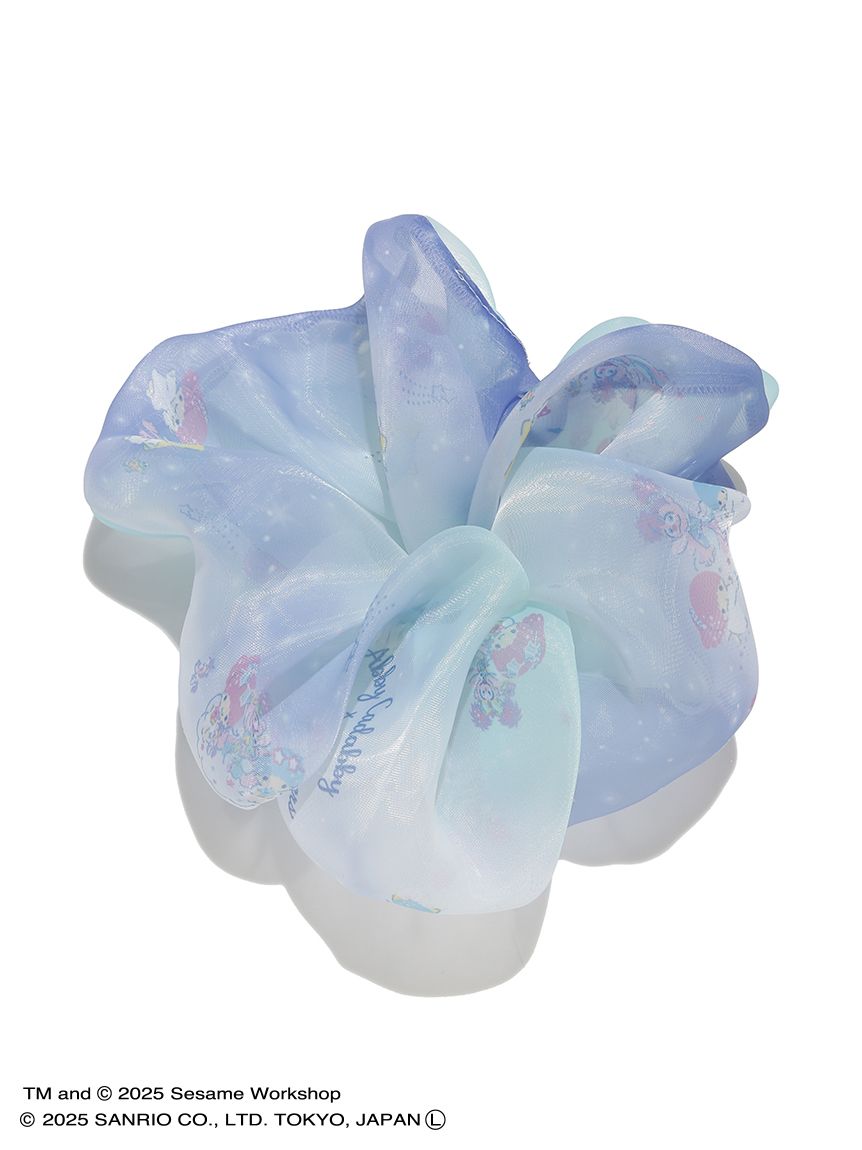 【訂貨】Sesame Street Market Abby x Little Twin Stars - 透紗印花髮圈