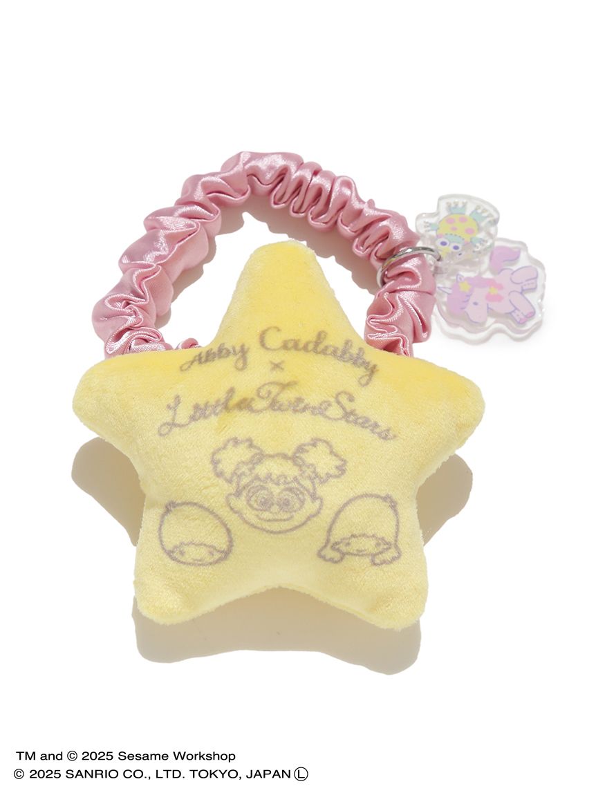 【訂貨】Sesame Street Market Abby x Little Twin Stars - 黃色星星髮圈