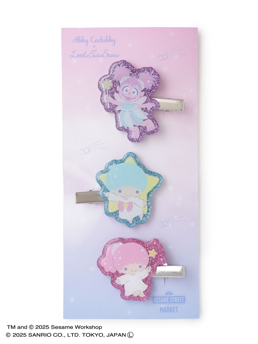 【訂貨】Sesame Street Market Abby x Little Twin Stars - 髮夾套裝 3pcs