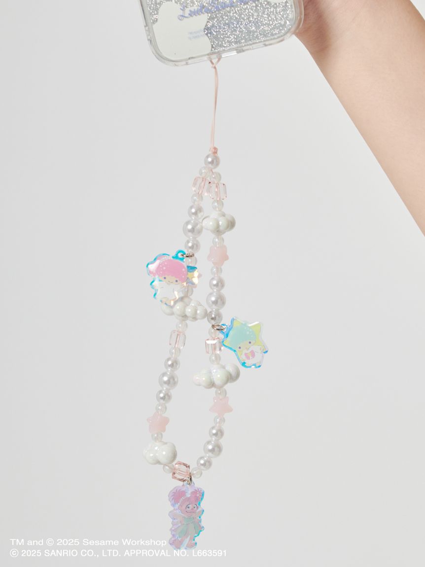 【訂貨】Sesame Street Market Abby x Little Twin Stars - 串珠掛繩 手機吊繩 電話繩