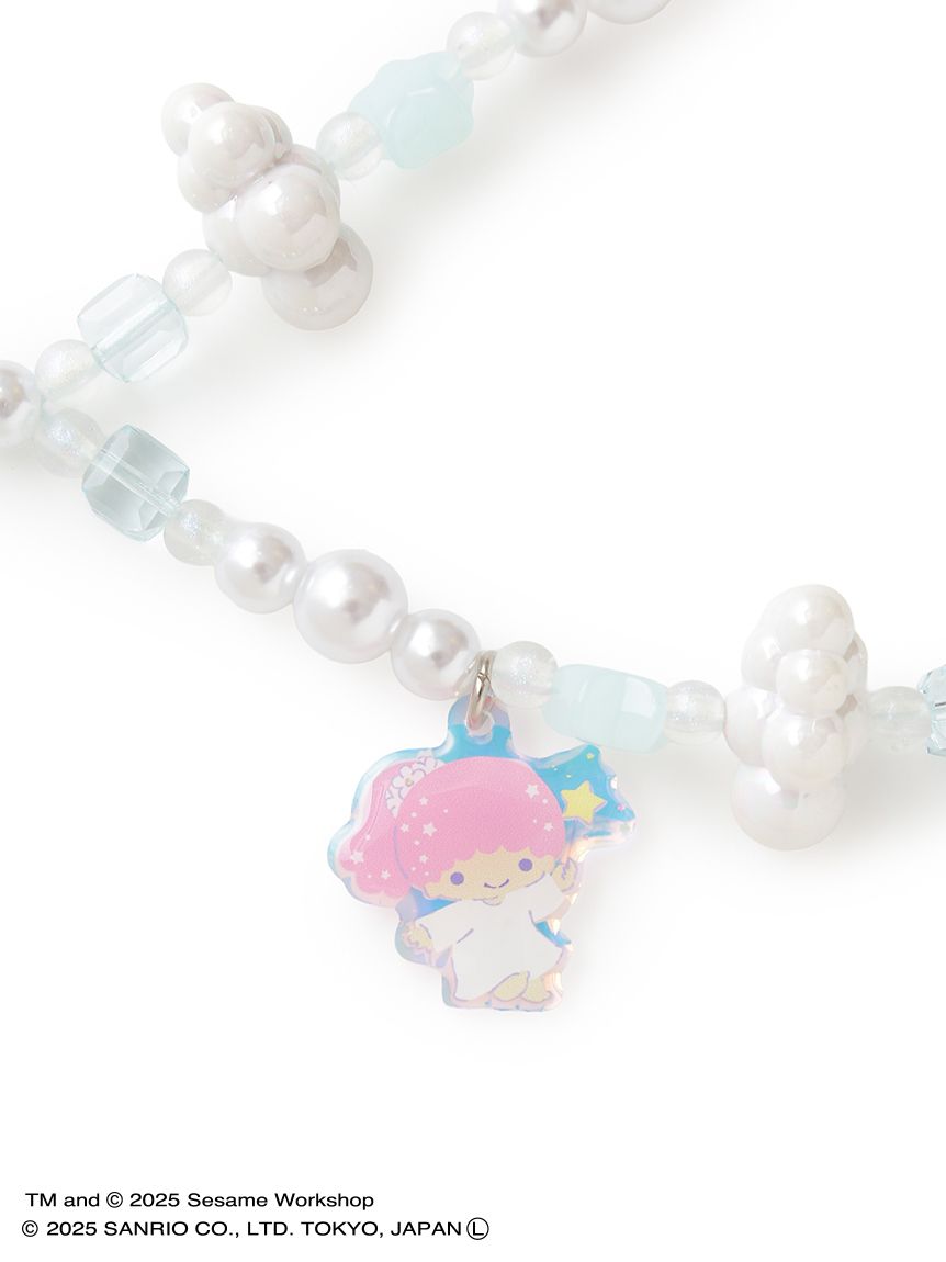 【訂貨】Sesame Street Market Abby x Little Twin Stars - 串珠掛繩 手機吊繩 電話繩
