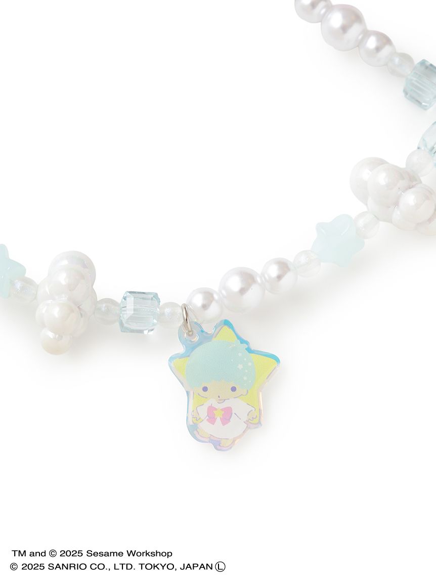 【訂貨】Sesame Street Market Abby x Little Twin Stars - 串珠掛繩 手機吊繩 電話繩