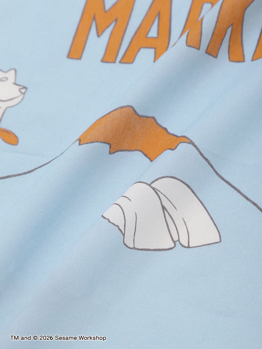 【訂貨】Sesame Street Market Nippon Japanese Style Souvenirs 芝麻街日式系列 - 方布巾