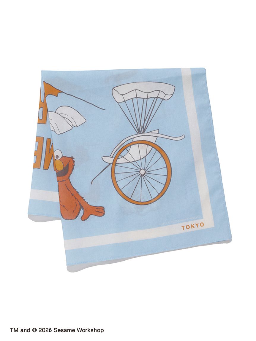 【訂貨】Sesame Street Market Nippon Japanese Style Souvenirs 芝麻街日式系列 - 方布巾