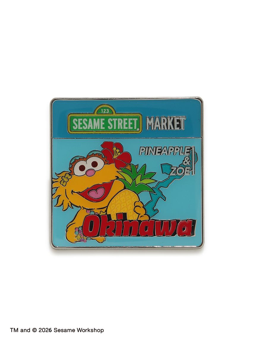 【訂貨】Sesame Street Market Hello Japan 芝麻街日本當地美食系列 - 扣針襟章