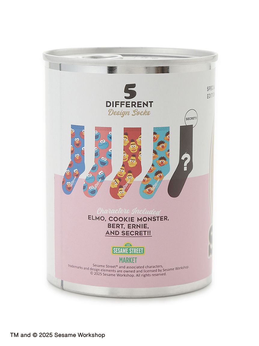 【訂貨】Sesame Street Market 罐裝襪子（盲盒）