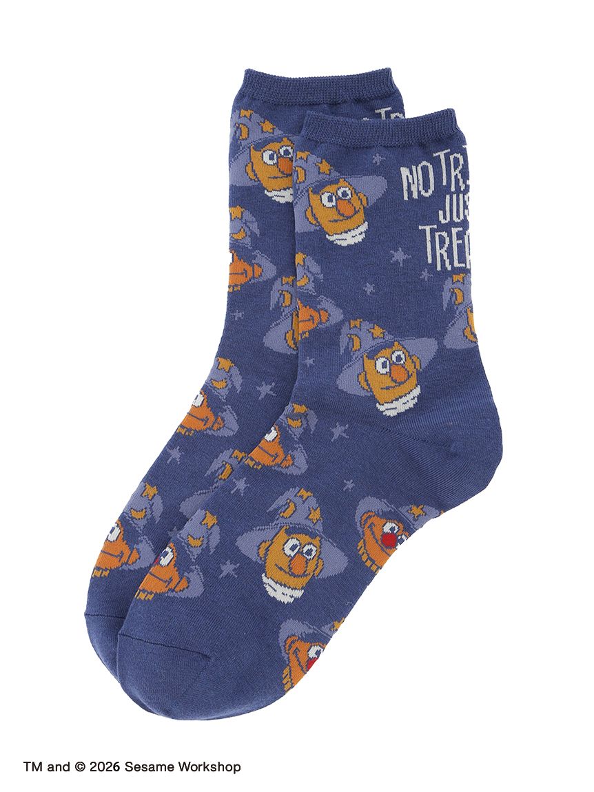 【訂貨】Sesame Street Market HALLOWEEN NO TRICKS, JUST TREATS - 成人襪