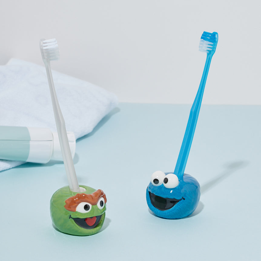 芝麻街 Sesame Street Market 牙刷座 - Oscar / Cookie Monster