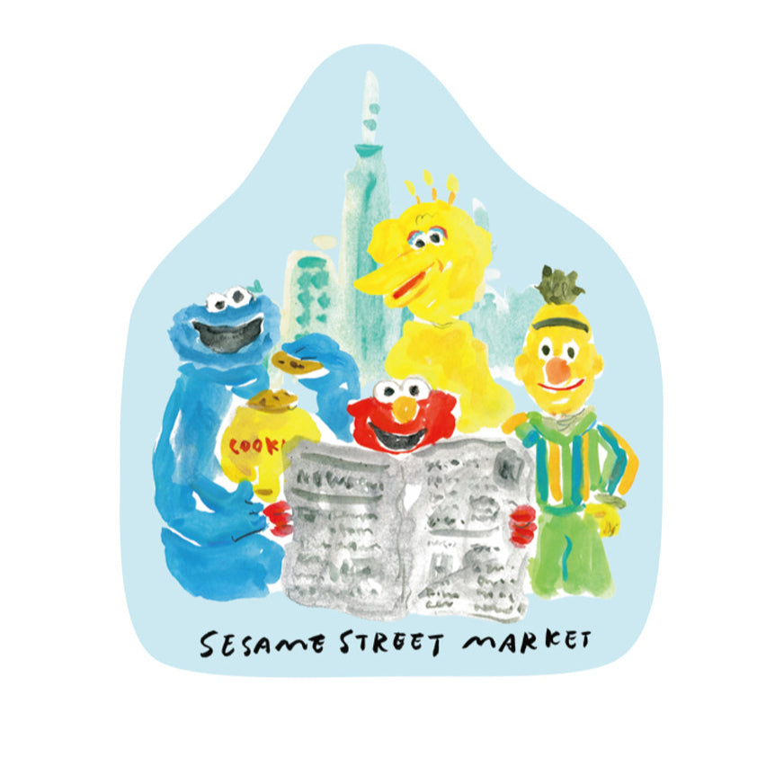 Sesame Street Market Hello! New York - 模切留言卡