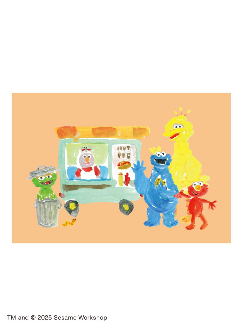 Sesame Street Market Hello! New York - 明信片套裝 5pcs