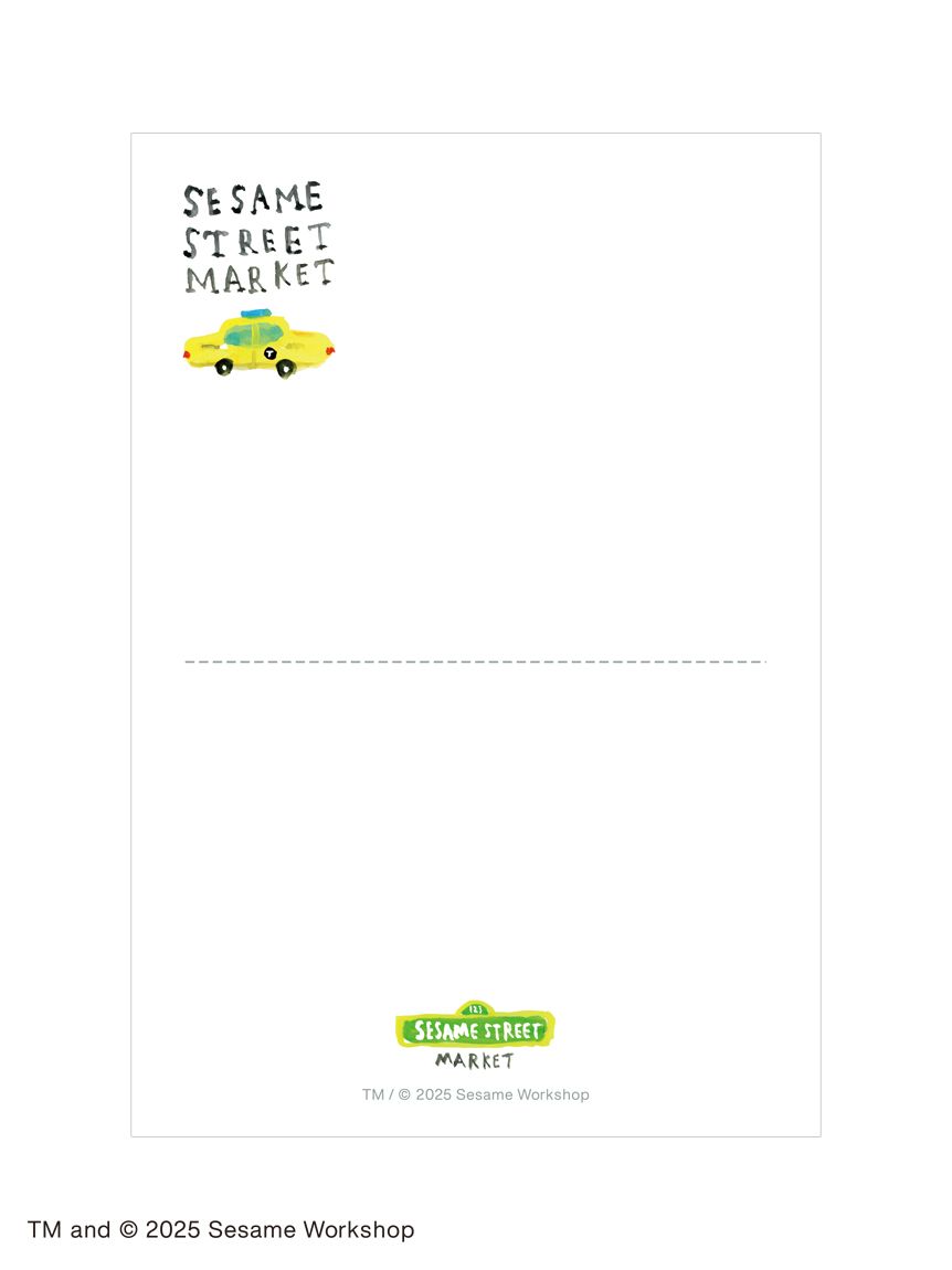 Sesame Street Market Hello! New York - 明信片套裝 5pcs