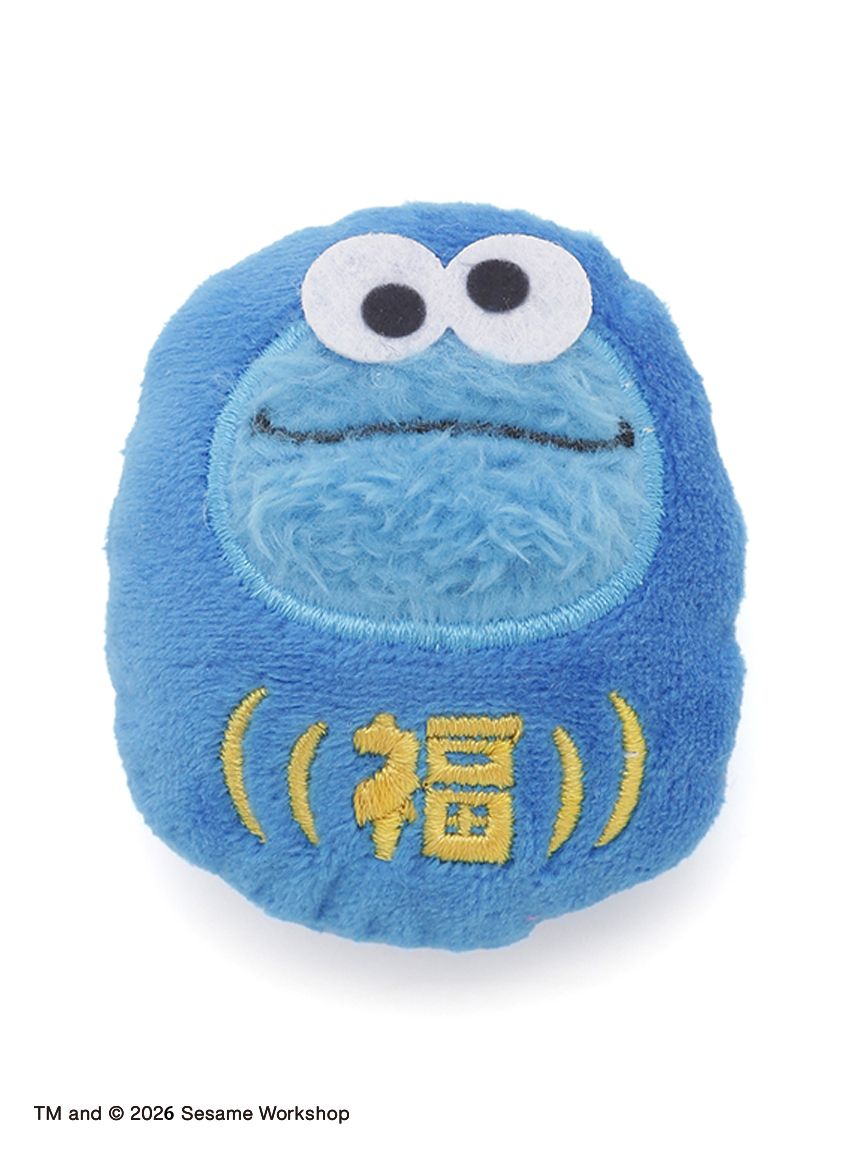 【訂貨】Sesame Street Market Nippon Japanese Style Souvenirs 芝麻街日式系列 - 達磨公仔扣針 胸針