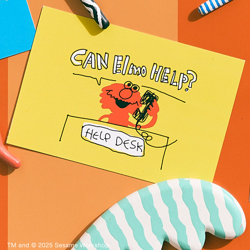 【訂貨】Sesame Street Market × オガワナツミ - 明信片