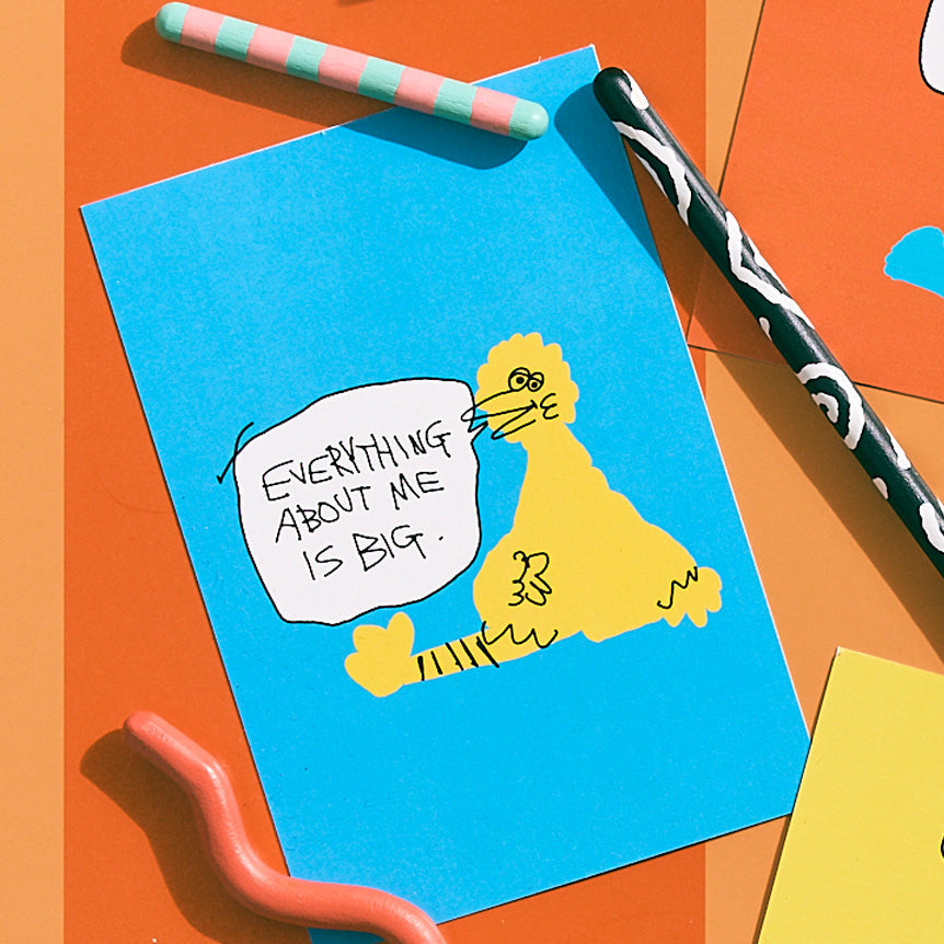 【訂貨】Sesame Street Market × オガワナツミ - 明信片