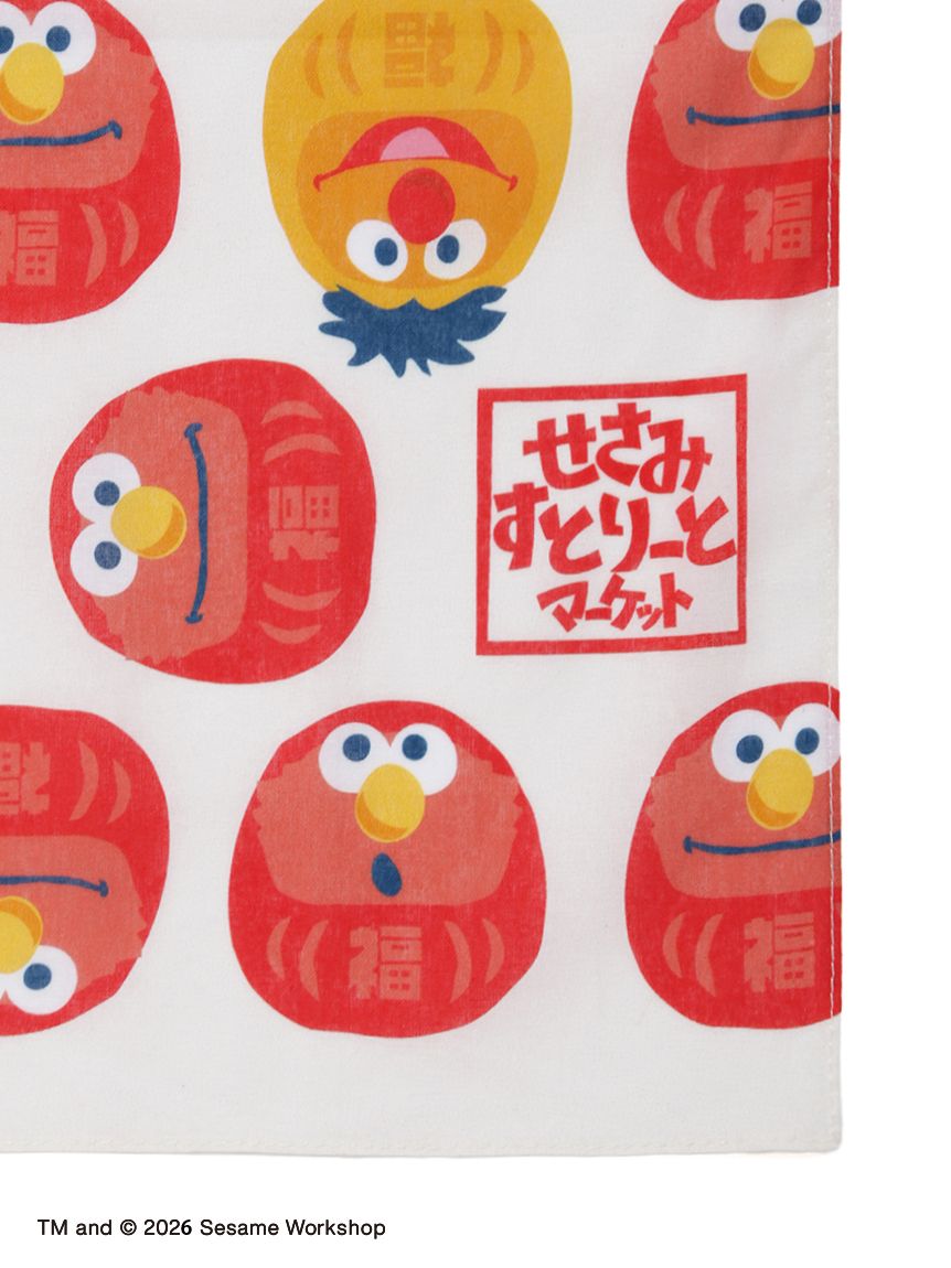 【訂貨】Sesame Street Market Nippon Japanese Style Souvenirs 芝麻街日式系列 - 日式手拭巾 長布巾