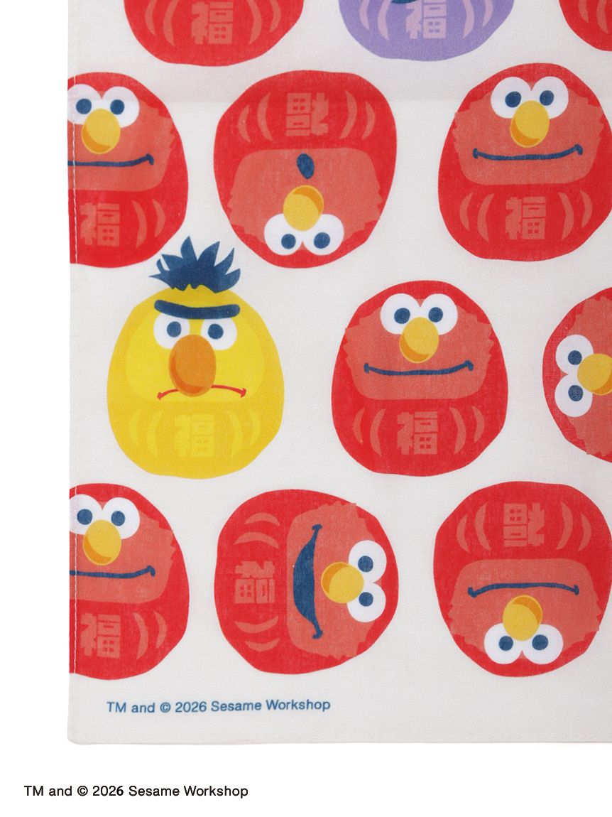 【訂貨】Sesame Street Market Nippon Japanese Style Souvenirs 芝麻街日式系列 - 日式手拭巾 長布巾