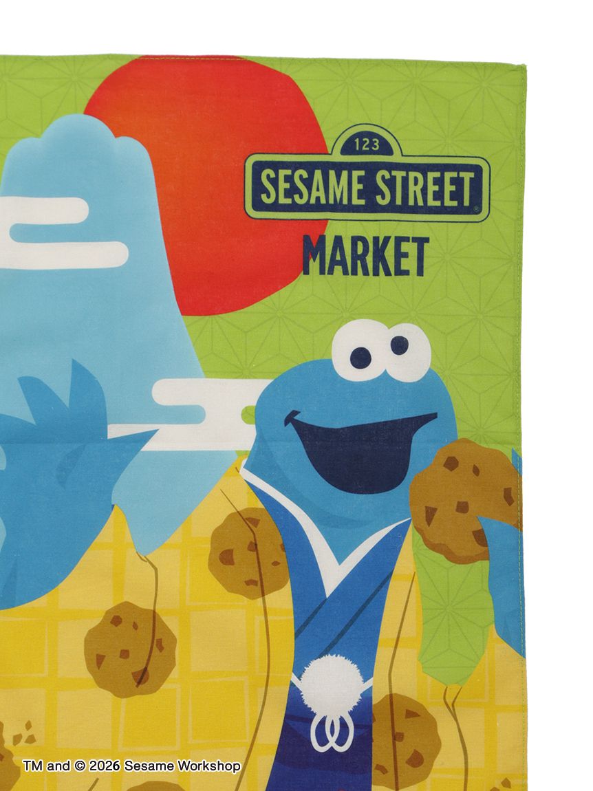 【訂貨】Sesame Street Market Nippon Japanese Style Souvenirs 芝麻街日式系列 - 日式手拭巾 長布巾