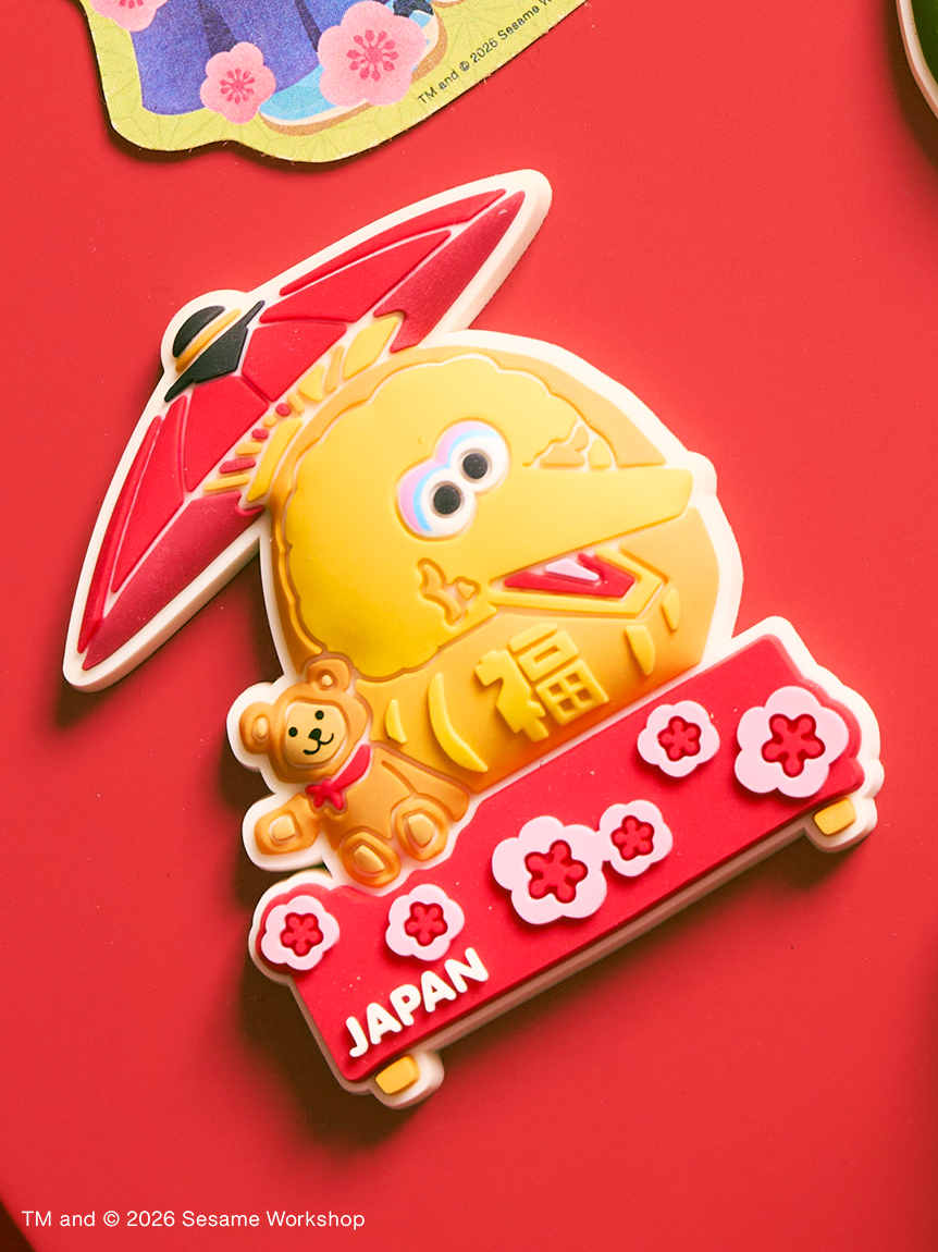 【訂貨】Sesame Street Market Nippon Japanese Style Souvenirs 芝麻街日式系列 - 磁石 磁鐵貼