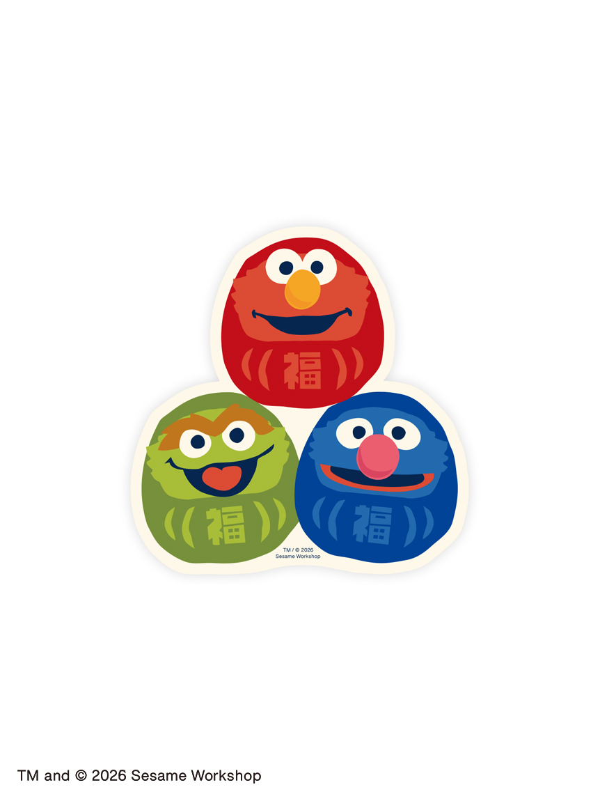 【訂貨】Sesame Street Market Nippon Japanese Style Souvenirs 日式系列 - 貼紙
