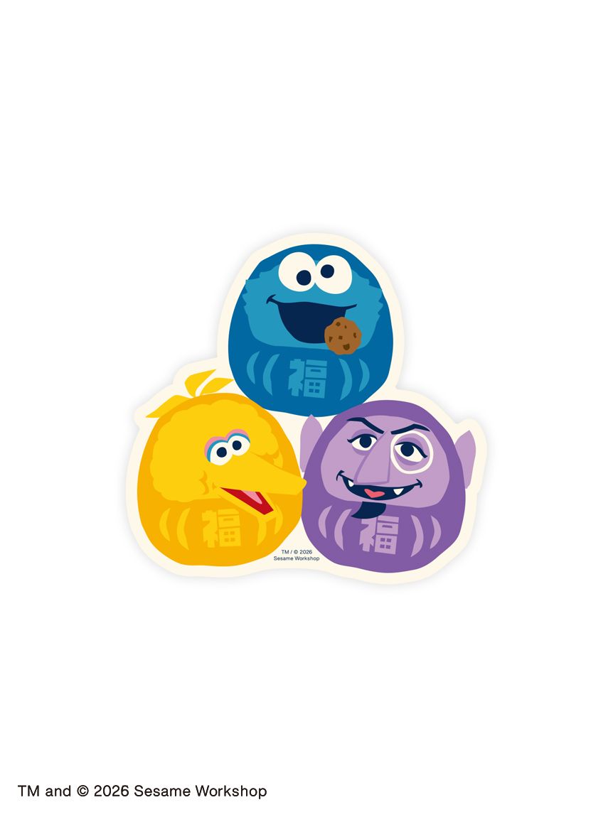 【訂貨】Sesame Street Market Nippon Japanese Style Souvenirs 日式系列 - 貼紙